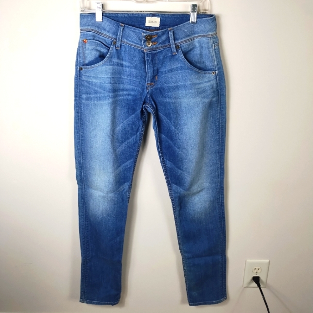 Women's Hudson Collin Flap Skinny Denim Jeans Size 28